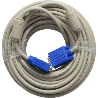 InLine S-VGA Kabel, 15pol HD Stecker / Stecker, beige, 10m
