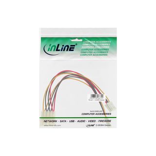 InLine Strom Y-Kabel intern, 1x 13,34cm (5,25) an 2x 8,89cm (3,5)