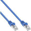 InLine Patchkabel, SF/UTP, Cat.5e, blau, 15m