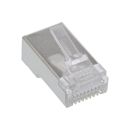 InLine® Modularstecker 8P8C RJ45 zum Crimpen auf...