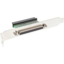 InLine SCSI III U320 Slotblech, 68pol mini Sub D Buchse /...