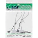 InLine® Slotblech USB 2.0, 2x USB Buchse auf 2x 5pol...