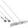 InLine® Slotblech USB 2.0, 2x USB Buchse auf 2x 5pol Pfostenverbinder, 0,3m
