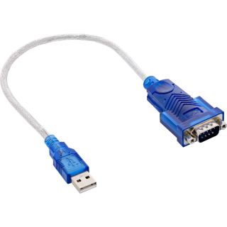 InLine USB zu Seriell Adapterkabel, Stecker A an 9pol Sub D Stecker