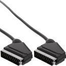 InLine® Scart Anschlusskabel, Stecker / Stecker, 5m