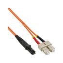 InLine LWL Duplex Kabel, MTRJ/SC, 50/125m, OM2, 2m