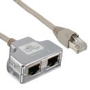 InLine Cat.5e T-Adapter (Port-Doppler), RJ45 Stecker an...