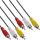 InLine® Cinch Kabel, Audio/Video 3x Cinch, Stecker / Stecker, 2m
