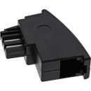 InLine® TAE-N Adapter, TAE-N Stecker auf RJ11 Buchse...
