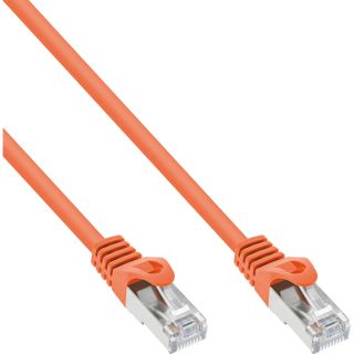 InLine Patchkabel, SF/UTP, Cat.5e, orange, 3m