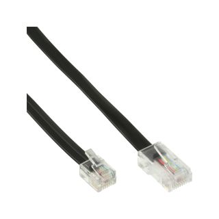 InLine Modularkabel, RJ45 zu RJ11 Stecker / Stecker, 4adrig, 3m