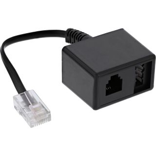 InLine TAE Adapterkabel RJ45 Stecker auf TAE-N & RJ11 Buchse