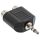 InLine® Audio Adapter, 3,5mm Klinke Stecker an 2x Cinch Buchse, Stereo