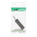 InLine® Audio Adapter, 3,5mm Klinke Stecker Stereo an...