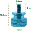 InLine® Rändelschrauben für Gehäuse,...