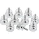 InLine Rndelschrauben fr Gehuse, Alu, silber, 10er Pack