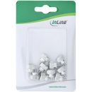 InLine® Rändelschrauben für Gehäuse, Alu, silber, 10er Pack