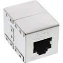 InLine® Patchkabelkupplung Cat.6, 2x RJ45 Buchse,...