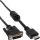 InLine® HDMI-DVI Adapterkabel, 19pol Stecker auf 18+1 Stecker, mit Ferrit, 3m