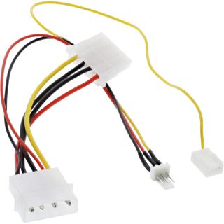 InLine Lfter Adapterkabel, 12V zu 7V, mit Tachosignal