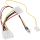 InLine® Lüfter Adapterkabel, 12V zu 7V, mit Tachosignal