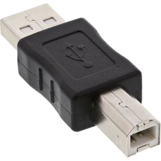 InLine USB 2.0 Adapter, Stecker A auf Stecker B