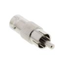 InLine Video Adapter, 1x Cinch Stecker auf BNC Buchse