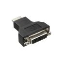 InLine® HDMI-DVI Adapter, HDMI Stecker auf DVI Buchse