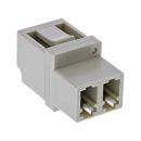 InLine® LWL Kupplung, Duplex LC/LC, multimode, beige,...