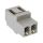 InLine® LWL Kupplung, Duplex LC/LC, multimode, beige, Keramik-Hülse