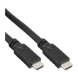 InLine HDMI Kabel, HDMI-High Speed, Stecker / Stecker, schwarz, 15m
