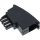 InLine® TAE-F Adapter, TAE-F Stecker auf RJ11 Buchse, für Import Telefone