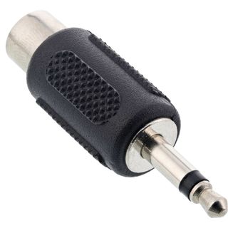InLine Audio Adapter, 3,5mm Klinke Stecker an 1x Cinch Buchse, Mono