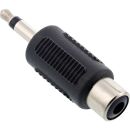 InLine Audio Adapter, 3,5mm Klinke Stecker an 1x Cinch...