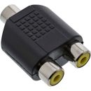 InLine® Audio Adapter, 3,5mm Klinke Buchse Mono an 2x...