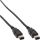 InLine® FireWire Kabel, IEEE1394 6pol Stecker / Stecker, schwarz, 0,5m