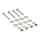 InLine® Lüfterschrauben Set, für 15mm Lüfter