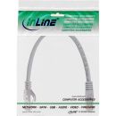 InLine® Patchkabel, U/UTP, Cat.5e, grau, 0,3m
