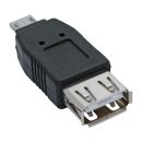 InLine® Micro-USB Adapter, Micro-A Stecker an USB A...