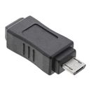 InLine Micro-USB Adapter, Micro-B Stecker an Mini USB...