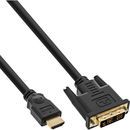InLine HDMI-DVI Kabel, vergoldete Kontakte, HDMI Stecker...