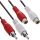 InLine® Cinch Verlängerung, 2x Cinch, Stecker / Buchse, 20m