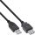 InLine® USB 2.0 Verlängerung, Stecker / Buchse, Typ A, schwarz, 1,8m