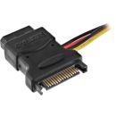 InLine® SATA Stromadapterkabel, SATA Buchse an 3x...