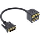 InLine DVI-I Adapterkabel, DVI-I Stecker auf DVI-I-Buchse...