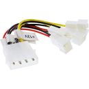 InLine® Lüfter Adapterkabel, 2x 12V und 2x 5V,...