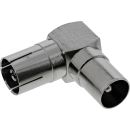 InLine® Antenne Koaxial Verbinder Stecker / Buchse,...