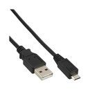 InLine Micro-USB 2.0 Kabel, USB-A Stecker an Micro-B...