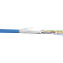 InLine Patchkabel Cat.5e, blau, SF/UTP, AWG26, PVC, 100m