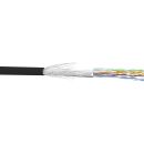 InLine® Patchkabel Cat.5e, schwarz, SF/UTP, AWG26,...